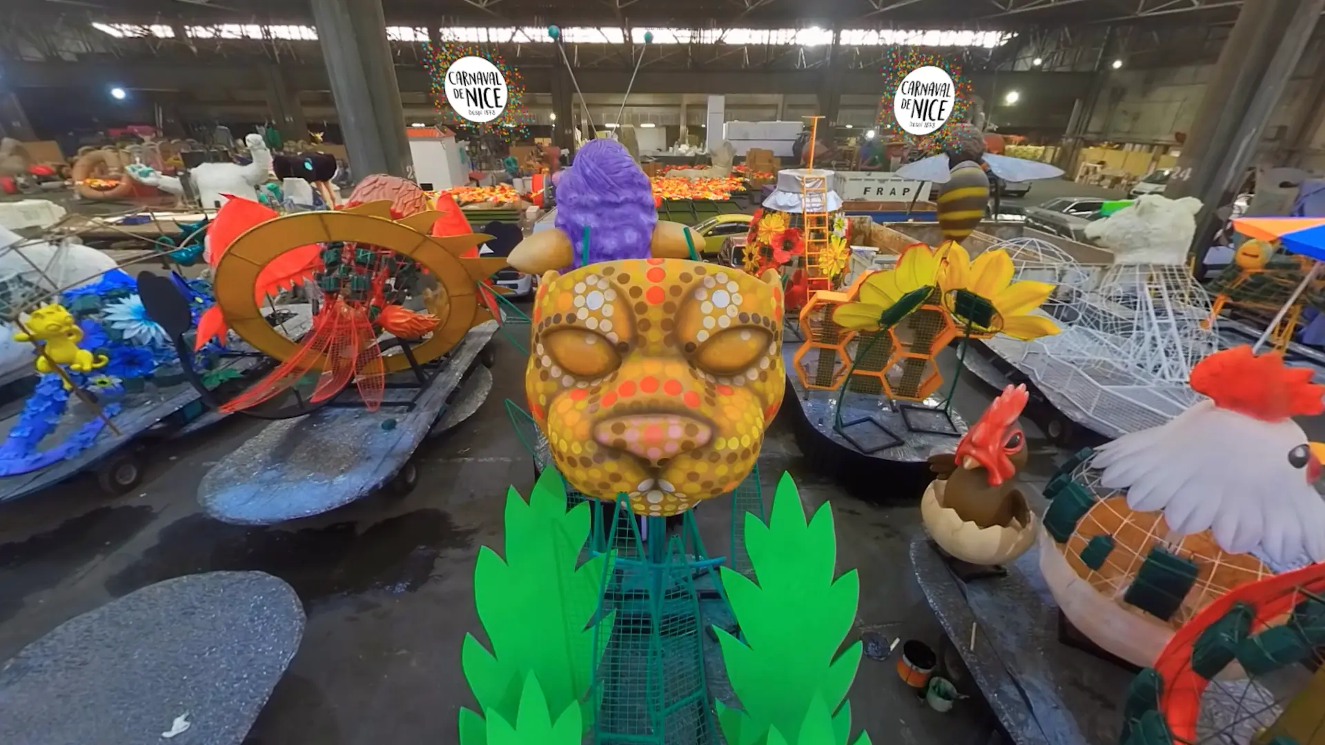 Coulisses du Carnaval de Nice 2022