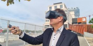 Raynaut Escorbiac avec un casque de réalité virtuelle